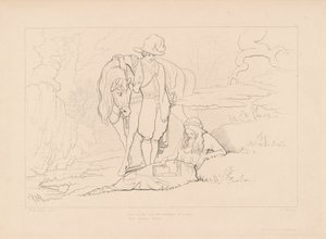 Közel volt, hogy eljött... alkotó: Edward Webb, after George Elgar Hicks