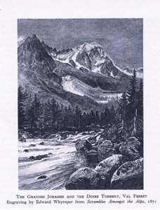 A Grand Jorasses és a Doire Torrent, Val Ferrett, a British Adventure-ből, kiadó: Collins, 1947