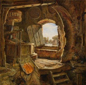 Rembrandt atyja malma, 1843 alkotó: Edward William Cooke