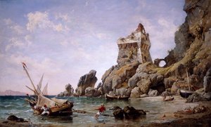 Salerno, Olaszország, 1849. alkotó: Edward William Cooke