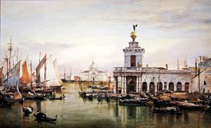 Velence (olaj, vászon) alkotó: Edward William Cooke