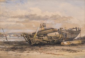 Roncs a Plymouth Soundban alkotó: Edward William Cooke
