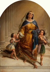 Mariamne, Heródes király felesége és gyermekei kivégzésükre mennek alkotó: Edward William John Hopley
