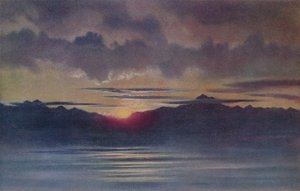 Április naplemente Hut Pointból, Nyugatra nézés, 1911, 1913