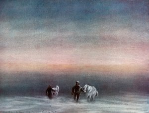 Pónik gyakorlása, 1911, 1913. alkotó: Charles Edward Wilson