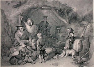 A Highland Whisky Still, Robert Graves metszete, 1876-ban jelent meg (metszet)