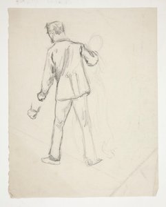 Egy férfi és egy női alak alkotó: Edwin Austin Abbey