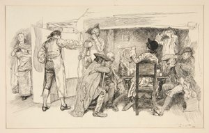 Egy Ale House szoba - alkotó: Edwin Austin Abbey