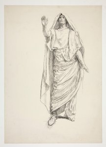 Anthony (előzetes rajz a .3138-hoz) - Julius Caesar alkotó: Edwin Austin Abbey