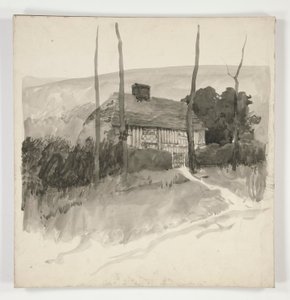 Építészeti tanulmány alkotó: Edwin Austin Abbey