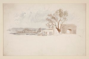 Építészeti tanulmány alkotó: Edwin Austin Abbey