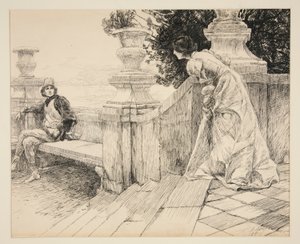 Beatrice: alkotó: Edwin Austin Abbey