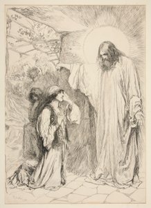 Krisztus és Mária Magdolna alkotó: Edwin Austin Abbey