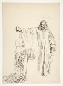 Krisztus és Mária Magdolna alkotó: Edwin Austin Abbey