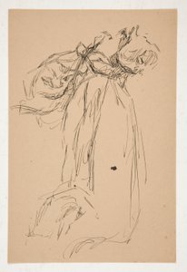 Drapéria tanulmány alkotó: Edwin Austin Abbey