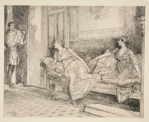 Ephesus útja: alkotó: Edwin Austin Abbey