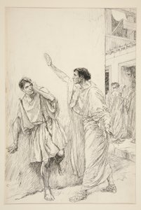 Ephesus útja: alkotó: Edwin Austin Abbey