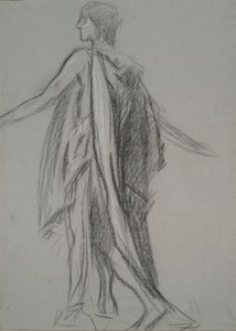 Korai alaktanulmány a alkotó: Edwin Austin Abbey