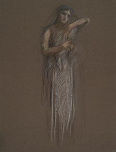 Korai tanulmány alkotó: Edwin Austin Abbey