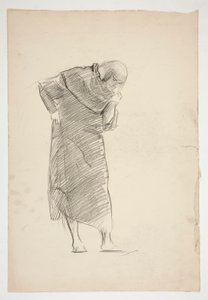 ábra tanulmány a alkotó: Edwin Austin Abbey
