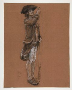 ábra tanulmány a alkotó: Edwin Austin Abbey