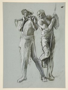 ábra tanulmány a alkotó: Edwin Austin Abbey