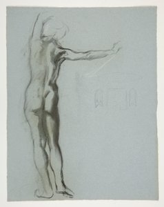 ábra tanulmány a alkotó: Edwin Austin Abbey