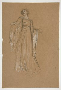 ábra tanulmány a alkotó: Edwin Austin Abbey