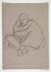 ábra tanulmány a alkotó: Edwin Austin Abbey