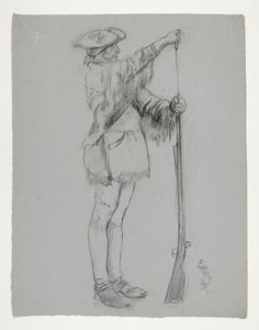 ábra tanulmány a alkotó: Edwin Austin Abbey