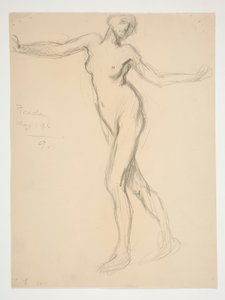 ábra tanulmány a alkotó: Edwin Austin Abbey