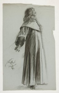 Ábratanulmány Arthur király számára alkotó: Edwin Austin Abbey