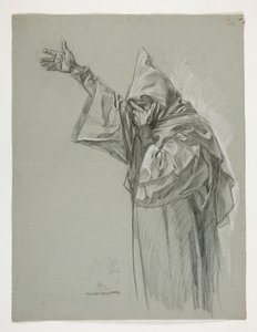 Ábratanulmány Arthur király számára alkotó: Edwin Austin Abbey