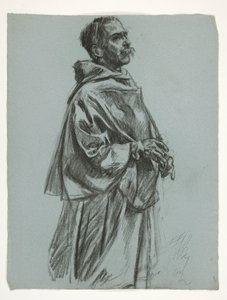 Ábratanulmány Arthur király számára alkotó: Edwin Austin Abbey