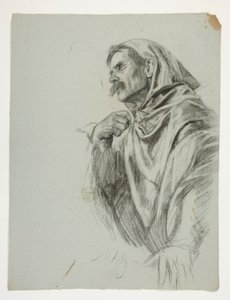 Ábratanulmány Arthur király számára alkotó: Edwin Austin Abbey