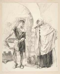 Első szolgáló: alkotó: Edwin Austin Abbey