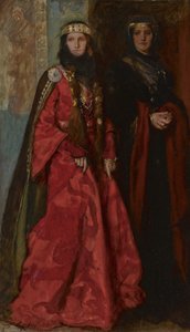 Goneril és Regan a Lear király első felvonásában I. jelenet, 1902