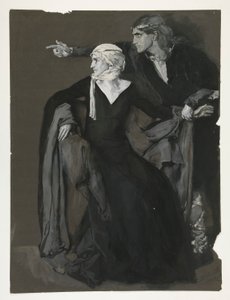 Hamlet: alkotó: Edwin Austin Abbey