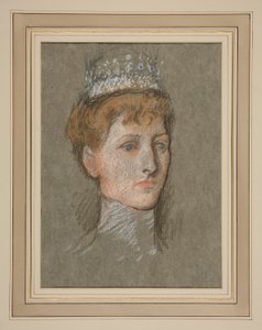 A walesi hercegnő (Mária királynő) feje alkotó: Edwin Austin Abbey