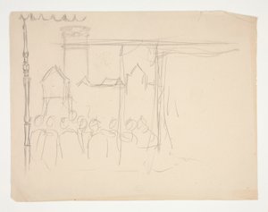 Izabella és a herceg (.1108-as tanulmány), a Mérték a mértékért alkotó: Edwin Austin Abbey