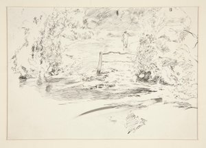 Táj figurával alkotó: Edwin Austin Abbey