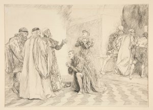 Csillogó: alkotó: Edwin Austin Abbey