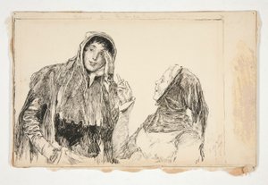 Úrnő gyorsan: alkotó: Edwin Austin Abbey