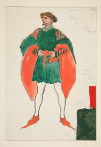 Percy, jelmezvázlat Henry Irving számára alkotó: Edwin Austin Abbey