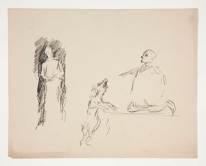 Alaktanulmányok lapja alkotó: Edwin Austin Abbey
