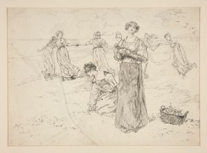 Vázlat ehhez alkotó: Edwin Austin Abbey