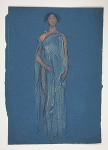 Vázlat egy nőről - jelmeztanulmány egy színdarabhoz? alkotó: Edwin Austin Abbey