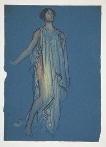 Vázlat egy nőről - jelmeztanulmány egy színdarabhoz? alkotó: Edwin Austin Abbey