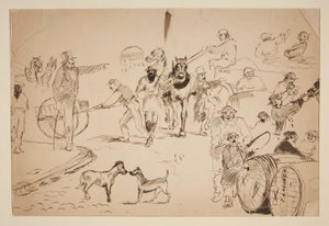 Utcai jelenet alkotó: Edwin Austin Abbey
