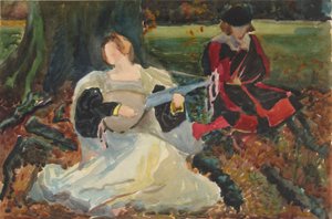 Tanulmányok a alkotó: Edwin Austin Abbey